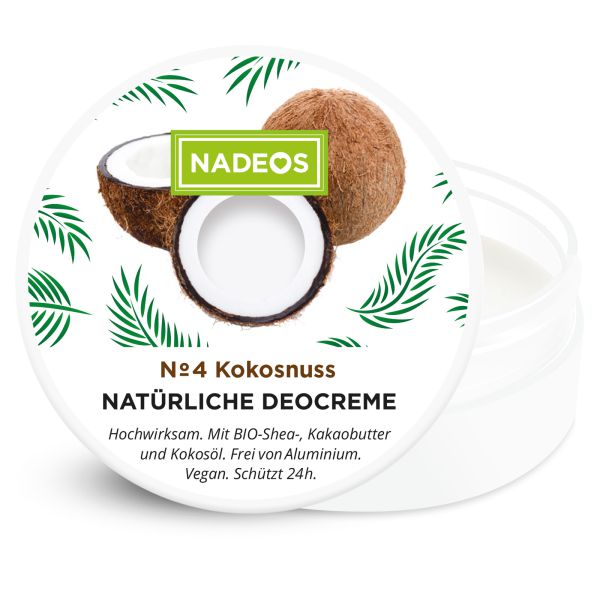 Kókusz - Természetes dezodor krém (40g)