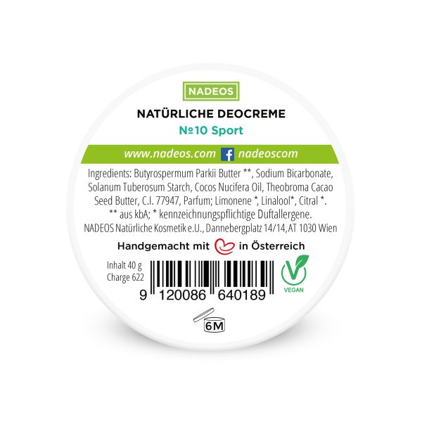 Sport - Természetes dezodor krém (40g) - Image 2